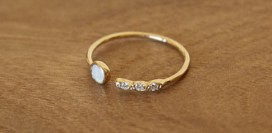 델테크놀로지스가 전자폐기물에서 나온 금속을 활용해 만든 귀금속 반지.   델테크놀로지스 제공